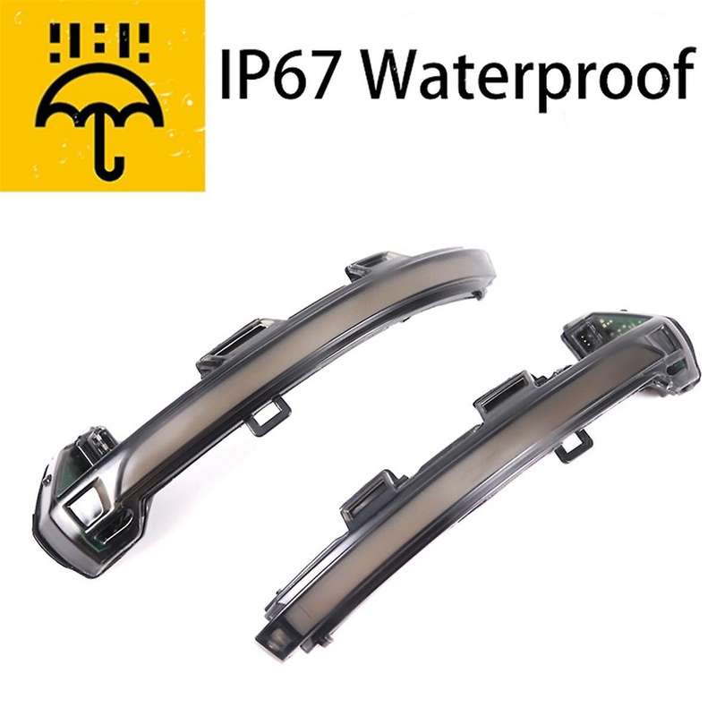 for 2015 2016 2017 2018 2019 2Pcs Car Dynamic LED Turn Signal Light Rearview Mirror Blinker Indicato