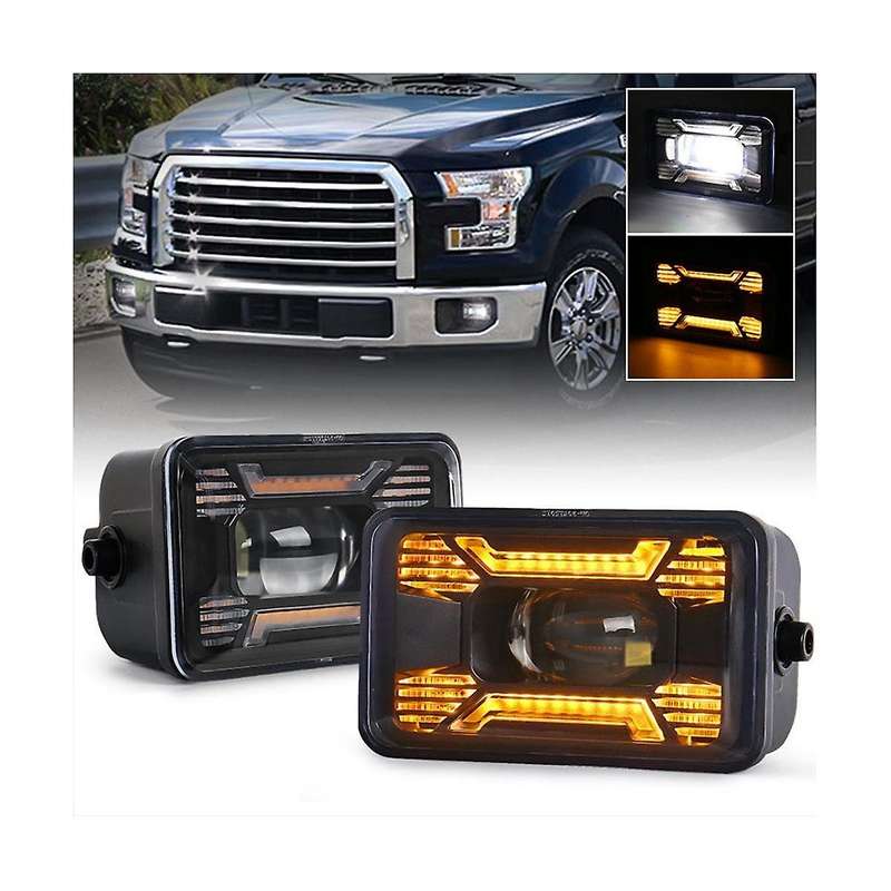 for 2015 2016 Retrofit Led Front Fog Light with Daytime Running Light 30w Fog Light
