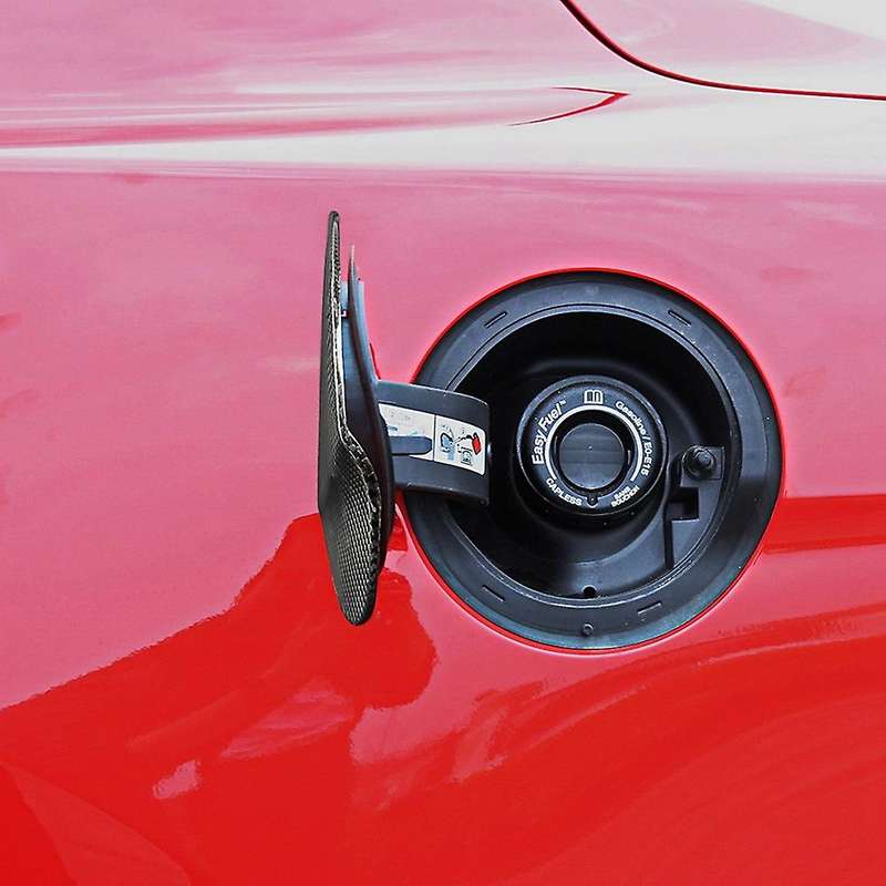 for 2015 2016 2017 2018 2019 Accessories Hard Carbon Fiber Sticker Car Tank Cap Fuel Tank Cover