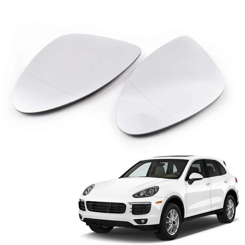 for 2015-2017 Car Front Left Heated Side Door Wing Rear View Mirror Lens Glass