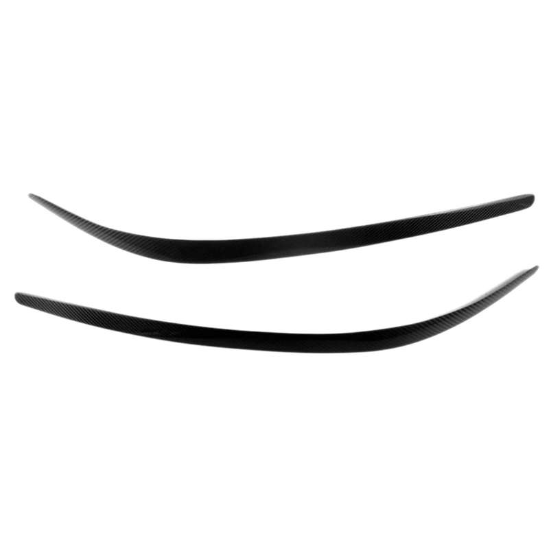 for 2015-2018 Carbon Fiber Headlights Eyebrow Lamp Eyelid Cover Sticker Trim Refitting