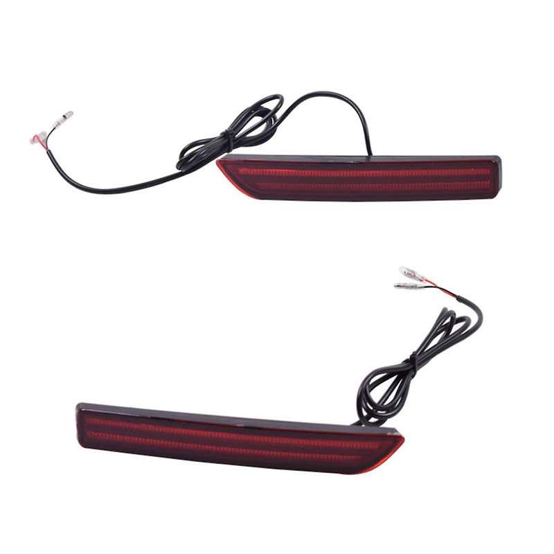 for 2015-2018 LED Rear Bumper Reflector Brake Light Fog Light Lamp with Turn Signal