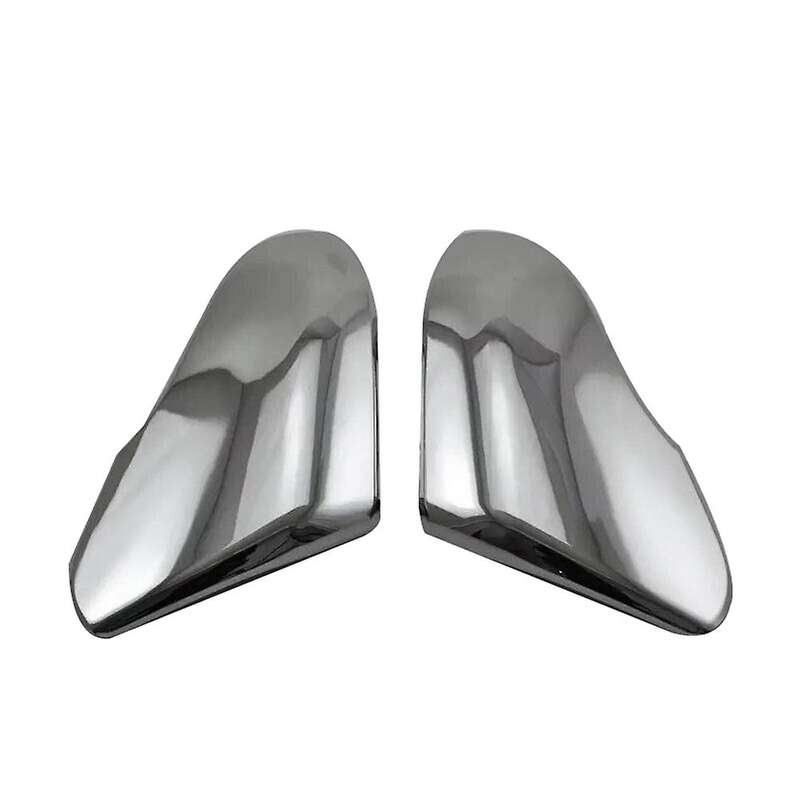 for 2015-2019 ABS Chrome Rear View Mirror Cover Trim Side Door Mirror Cover Cap