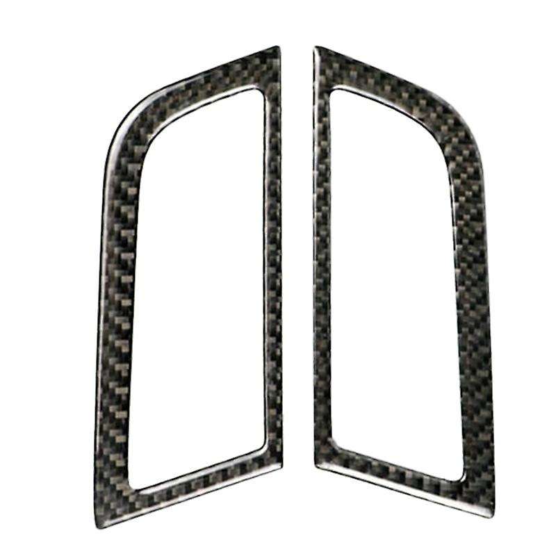 for 2015-2019 Car Interior Carbon Fiber Side Air Outlet Sticker 2Pcs