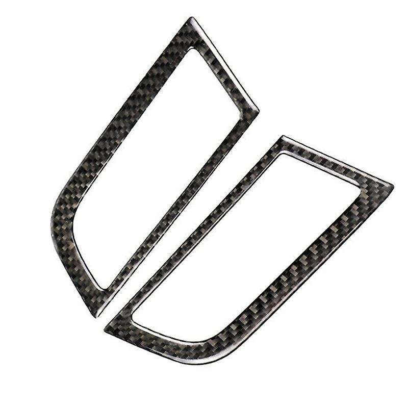 for 2015-2019 Car Interior Carbon Fiber Side Air Outlet Sticker 2Pcs