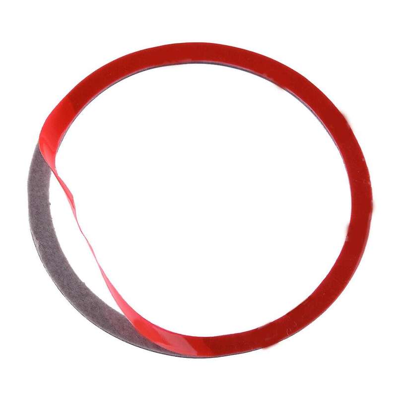 for 2015-2019 Carbon Fiber Sticker Rear Speaker Frame Ring Tweeters Bezel Trim Cover Red