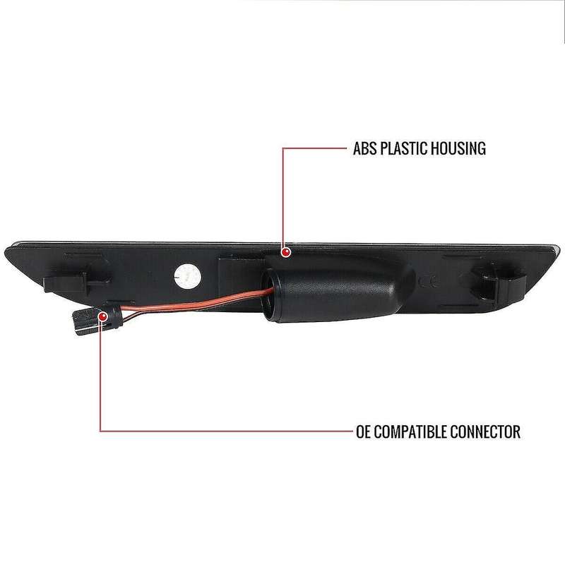 for 2015-2019 Rear LED Side Marker Lights Turn Signal Lamps