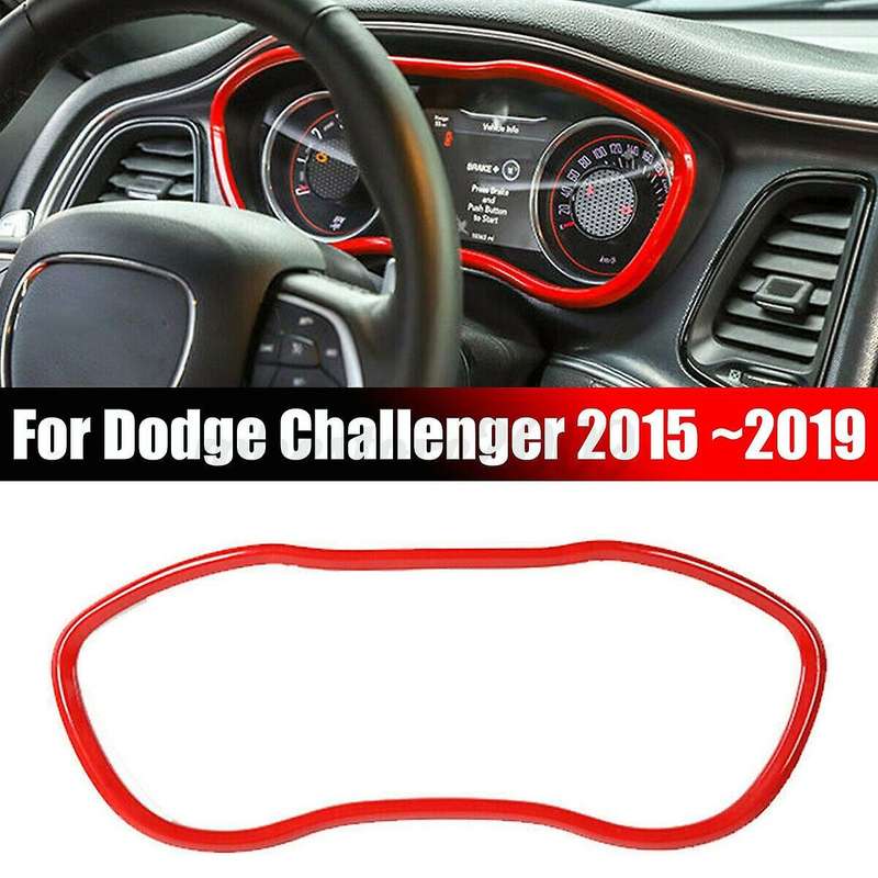 for 2015-2019 Interior Dashboard Instrument Meter Frame Cover Trim