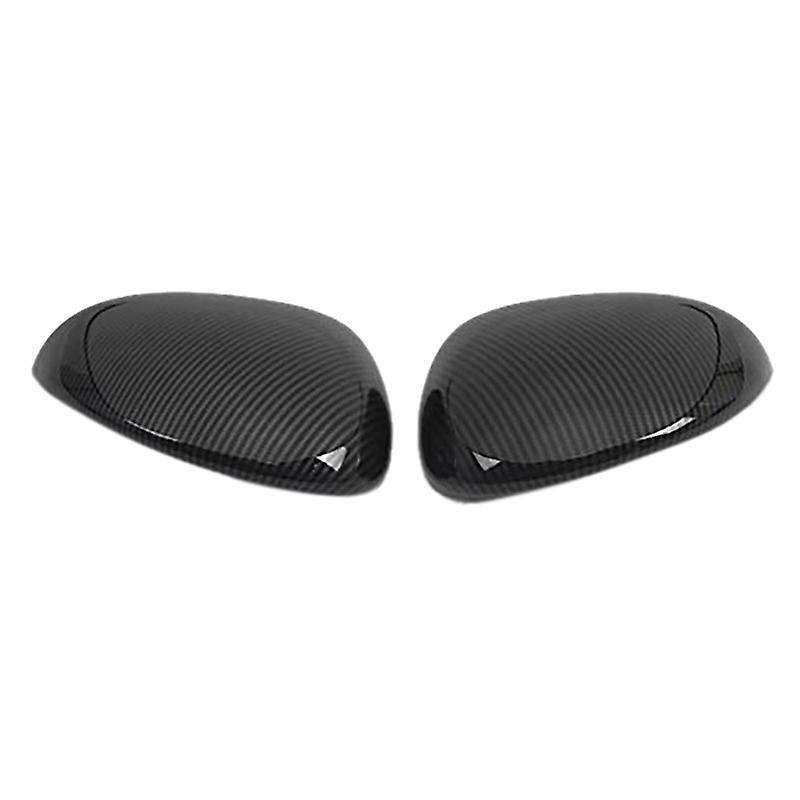 for 2015-2020 ABS Carbon Fiber Side Door Rearview Mirror Cover Decoration Trim