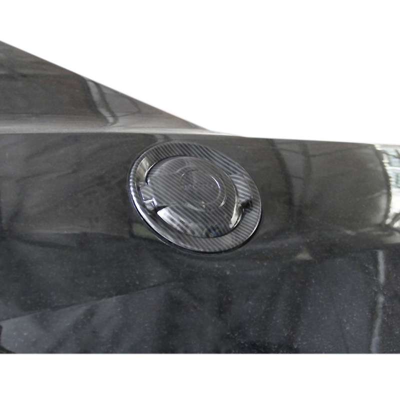 for 2015-2020 ABS Carbon Fiber Exterior Oil Fuel Tank Cap Decor Cover Trim