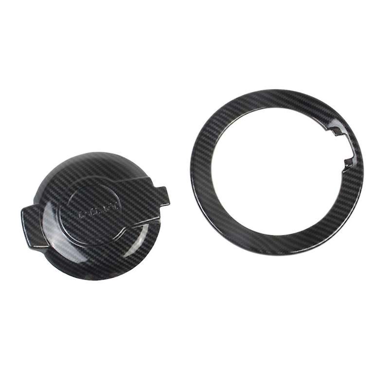 for 2015-2020 ABS Carbon Fiber Exterior Oil Fuel Tank Cap Decor Cover Trim