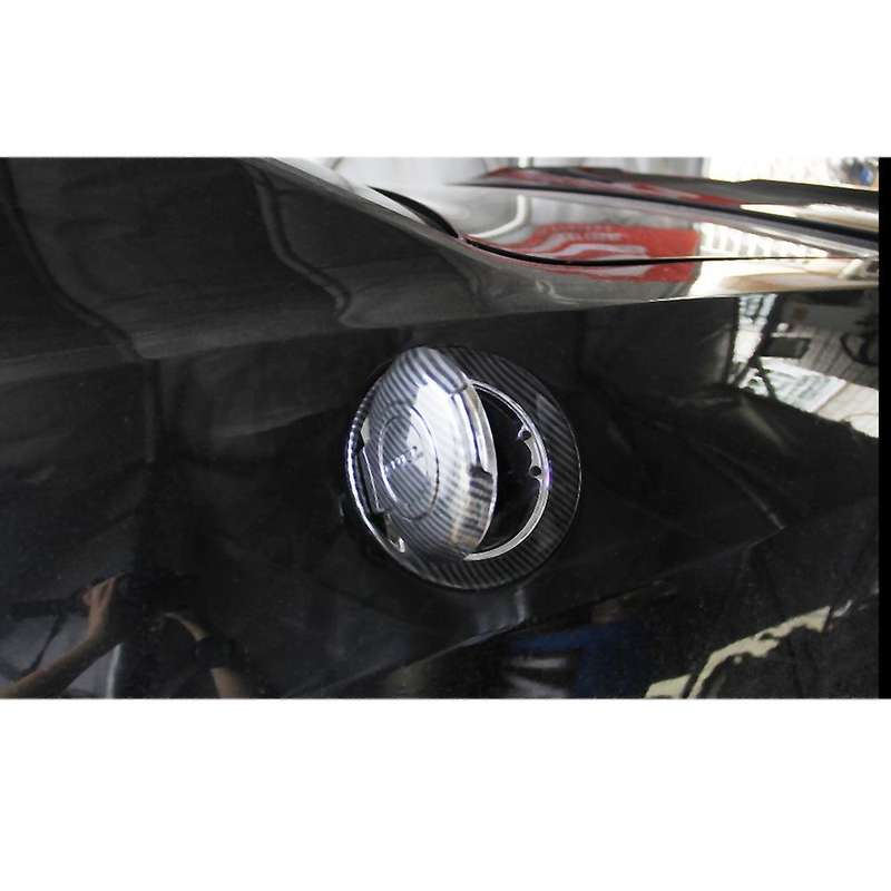 for 2015-2020 ABS Carbon Fiber Exterior Oil Fuel Tank Cap Decor Cover Trim
