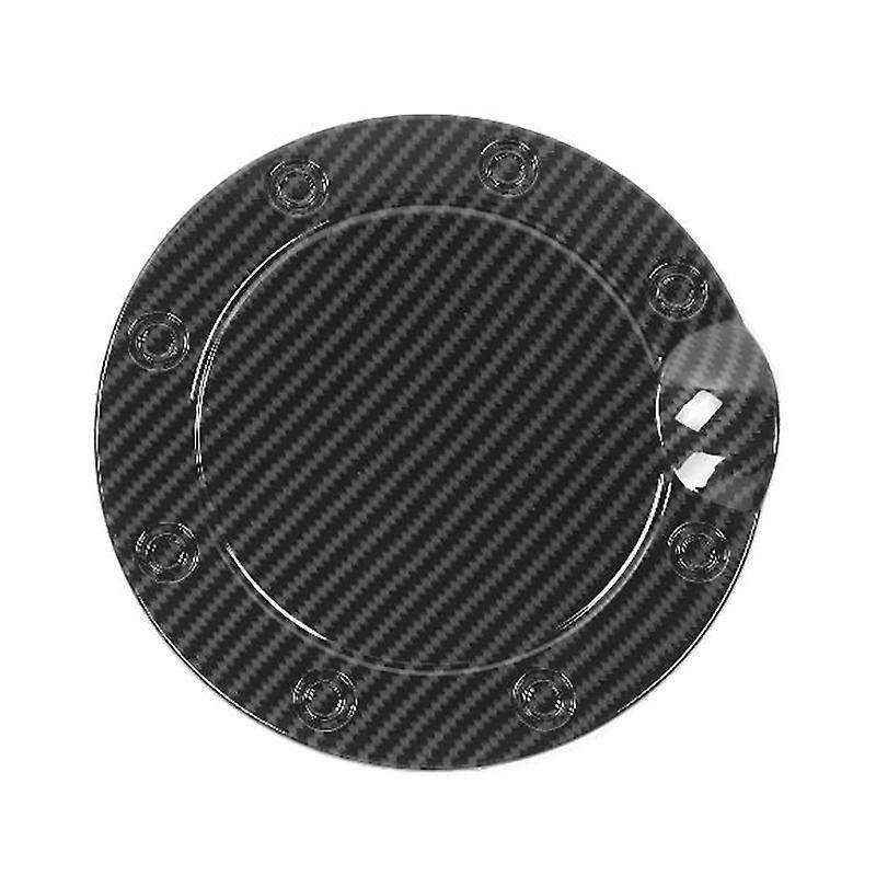 for 2015-2020 Car Carbon Fiber Fuel Tank Cover Gas Door Cap Oil Door Cover Trim Sticker Accessories