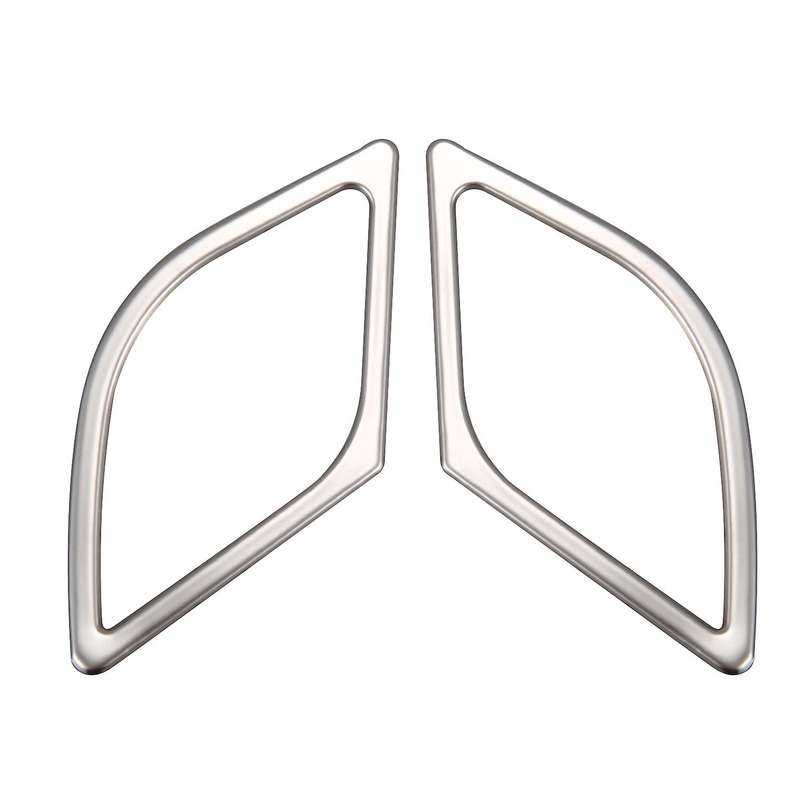 for 2015-2019 Stainless Steel Car Front Door Above Speaker Audio Horn Ring Cover Trim