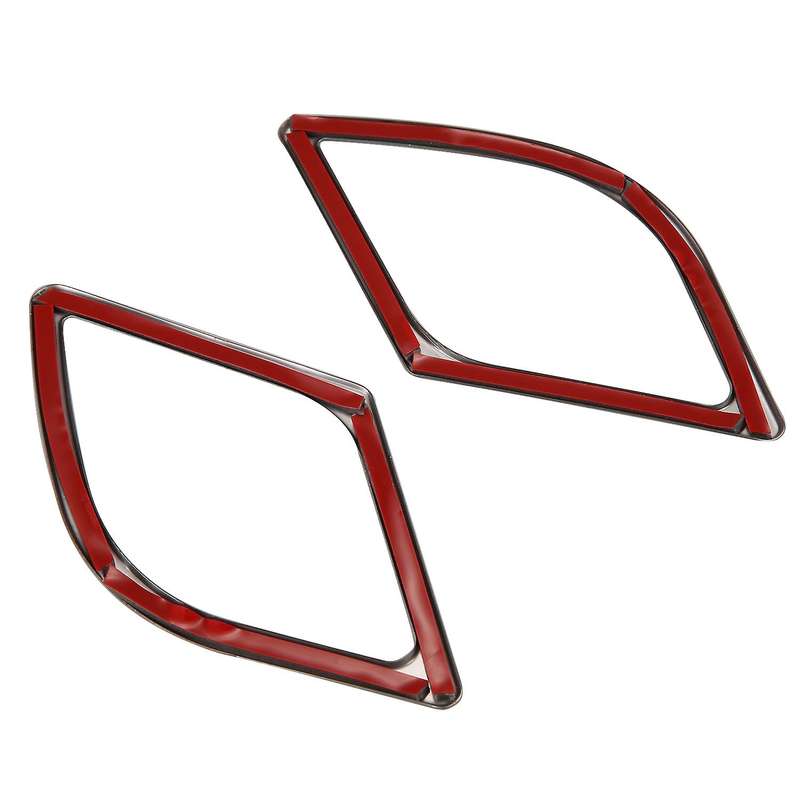 for 2015-2019 Stainless Steel Car Front Door Above Speaker Audio Horn Ring Cover Trim