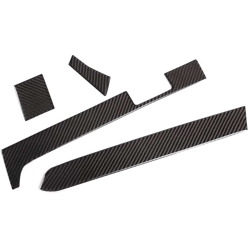for 2015-2020 Car Center Control Dashboard Panel Cover Trim Glove Box Carbon Fiber Sticker Accessori