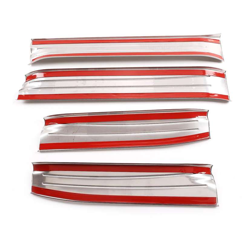 for 2015-2021 Car Inner Door Sill Scuff Plates Cover Trim