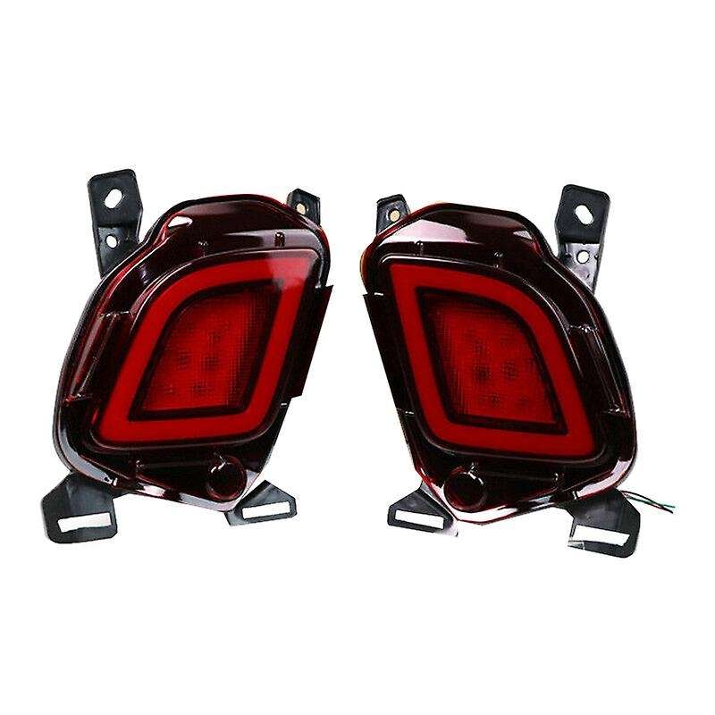 for 2015-2020 LED Rear Bumper Reflector Brake Light Fog Light Lamp Indicator Lights Taillights
