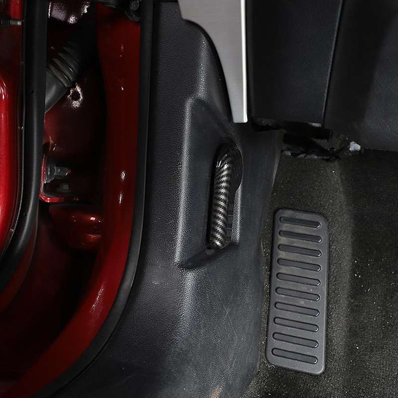 for 2015-2021 Engine Switch Button Cover Trim Decoration Sticker Car Interior Accessories, Carbon Fi