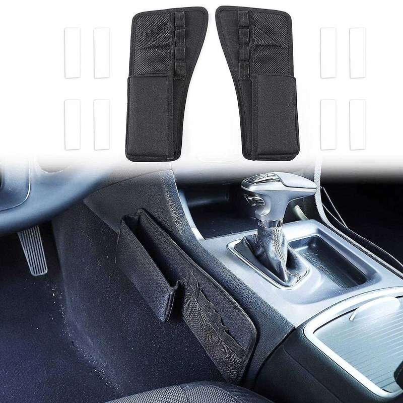for 2015-2021 Charger Center Console Gear Shift Storage Organizer Bag, Seat Space Side Pocket Storag