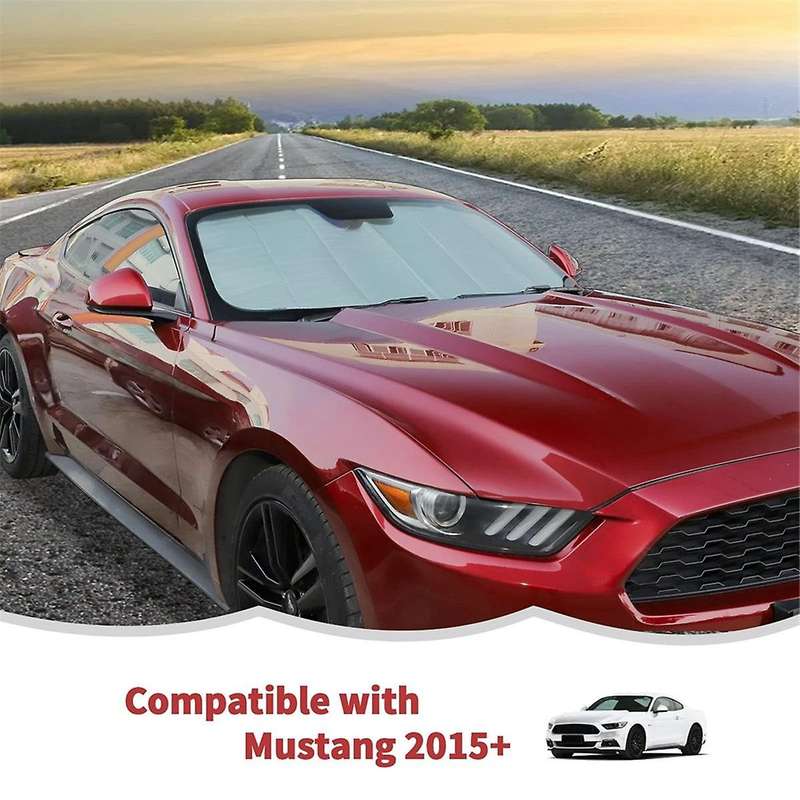 for 2015-2023 Car Windshield Sunshade Sun Shade Heat Shield Window Sun Visor Mat Accessories, 6pcs
