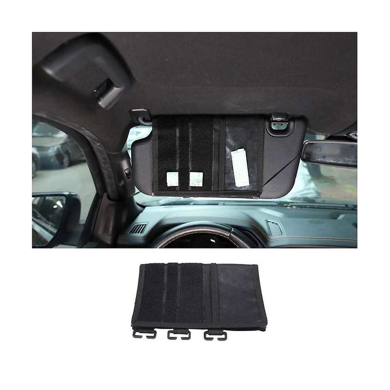 for 2015-2021 Visor Storage Bag, Visor Organizer, Multifunctional Storage Rack Car Accessories