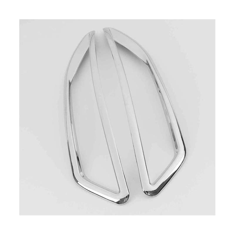 for 2016 2017 Chrome Rear Fog Light Covers Bumper Protector Foglight Trim