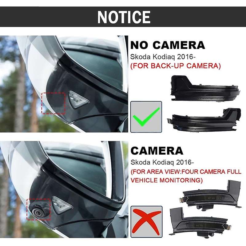 for 2016 2017 2018 2019 2020 Car LED Dynamic Side Rearview Mirror Light Turn Signal Light Blinker In