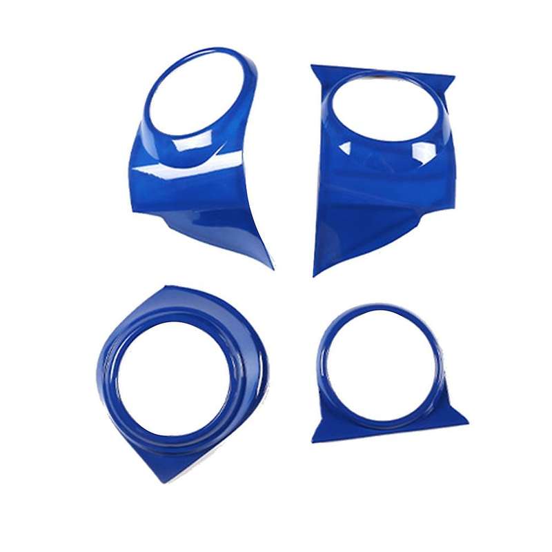 for 2016-2021 Car Central Control Air Conditioning Air Outlet Frame Cover Decorative Blue