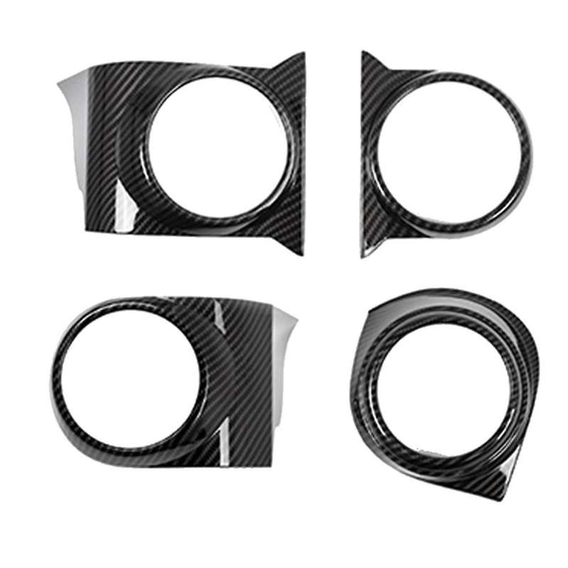for 2016-2021 Car Central Control Air Conditioning Air Outlet Frame Cover Decorative Carbon Fiber