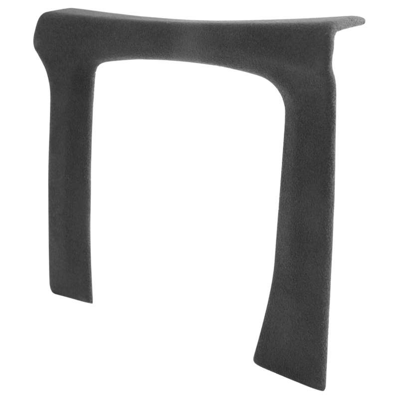 for 2016-2021 Car Turn Fur Suede Center Console Manual Gear Shift Panel Cover Trim Decor Sticker Bla