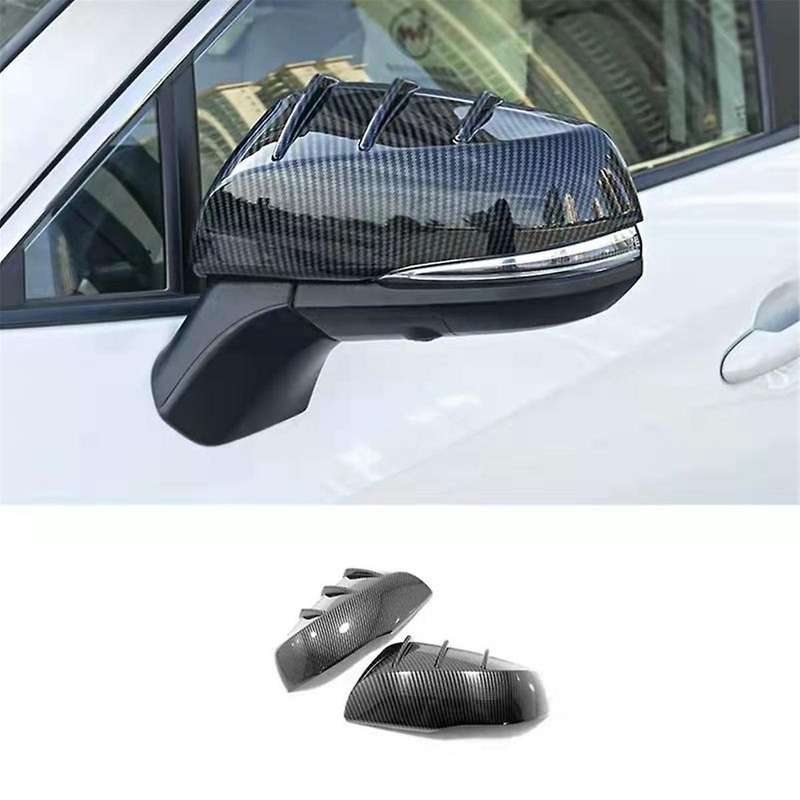 for 2016-2022 Car Side Door Mirror Cover Trim Rear View Mirror Cap Stickers Accessories Abs Carbon F
