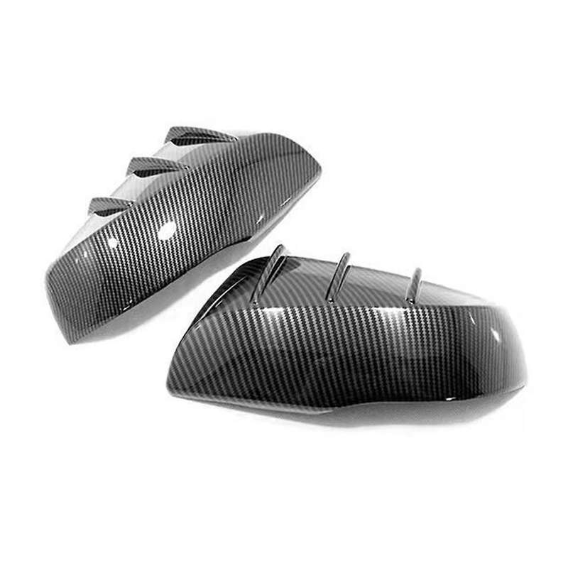 for 2016-2022 Car Side Door Mirror Cover Trim Rear View Mirror Cap Stickers Accessories Abs Carbon F