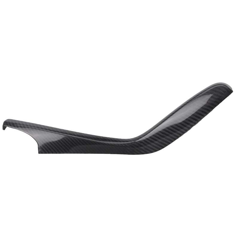 for 2016-2021 Dry Carbon Fiber Car Center Control Gear Shift Side Trim Cover Decorative Sticker Acce