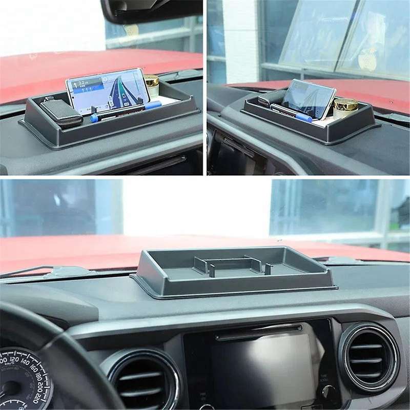 for 2016-2022 Central Control Dashboard Storage Box Phone Holder Tray Organizer Car Accessories