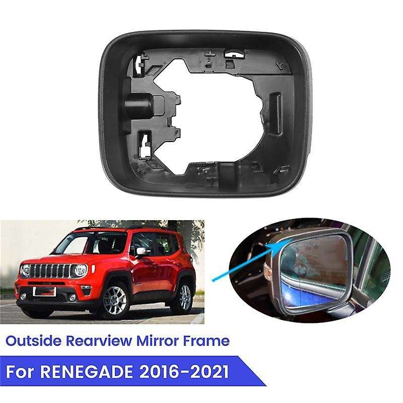 for 2016-2021 Outside Rearview Mirror Frame Side Rearview Mirror Cover Glass Cover Left