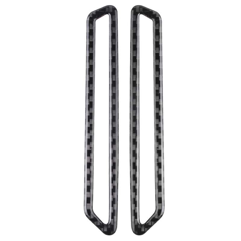 for 2017-2019 Carbon Fiber A-Pillar Air Outlet Sticker Air Conditioning Vent Cover Trim