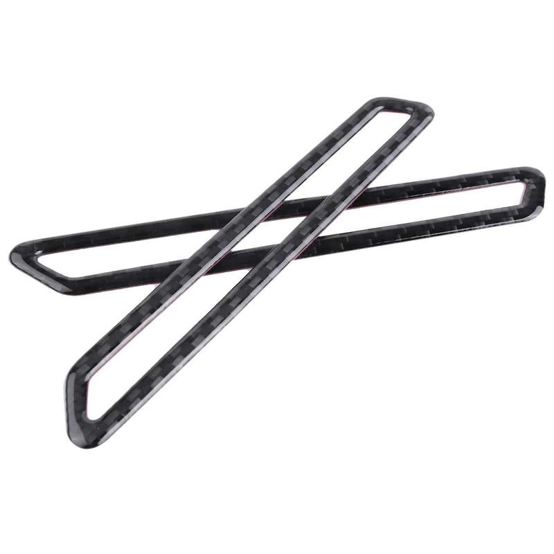for 2017-2019 Carbon Fiber A-Pillar Air Outlet Sticker Air Conditioning Vent Cover Trim