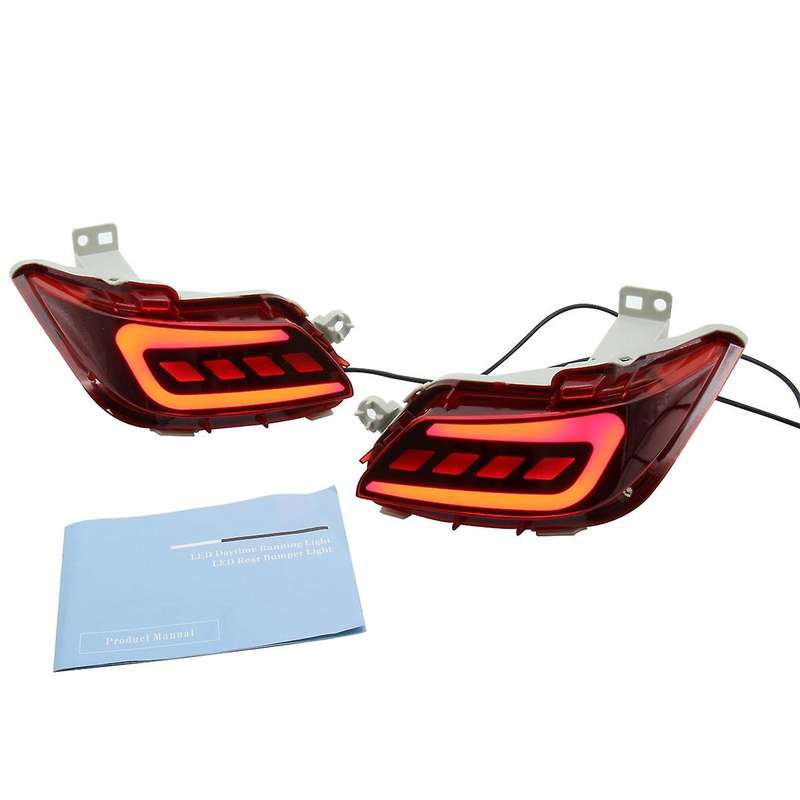 for 2017-2018 Vios 2 Function Rear Bumper Light Brake Warning Light 2Pcs