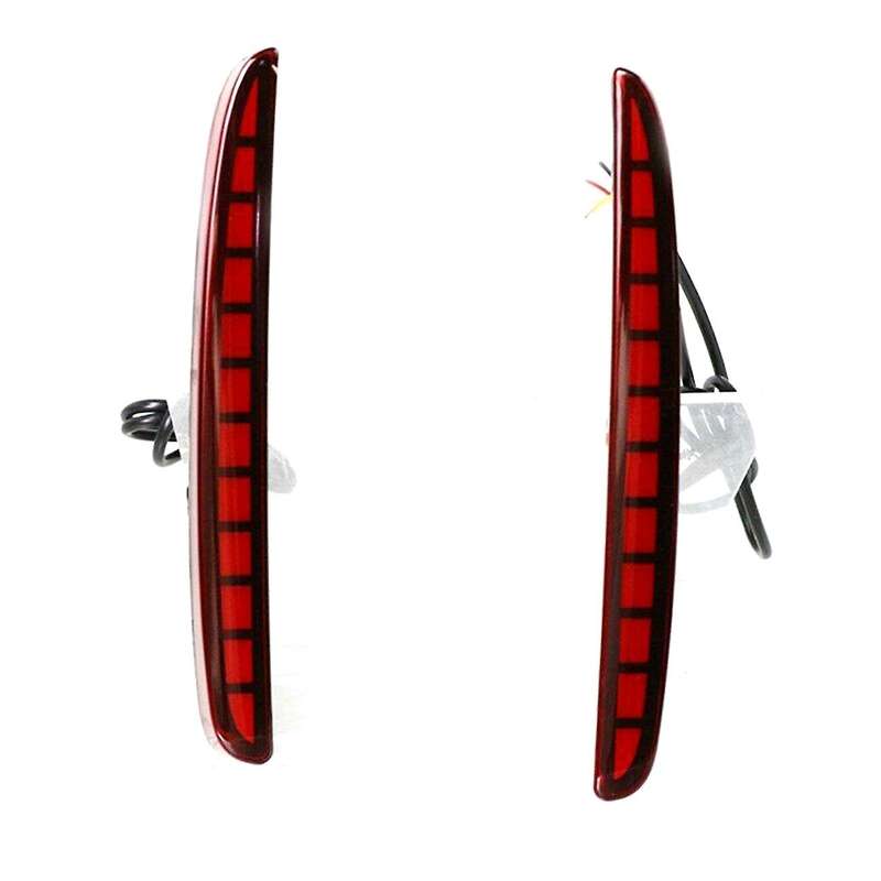 for 2017-2018 Hatchback Led Brake Light Rear Bumper Reflector Driving Fog Lamp