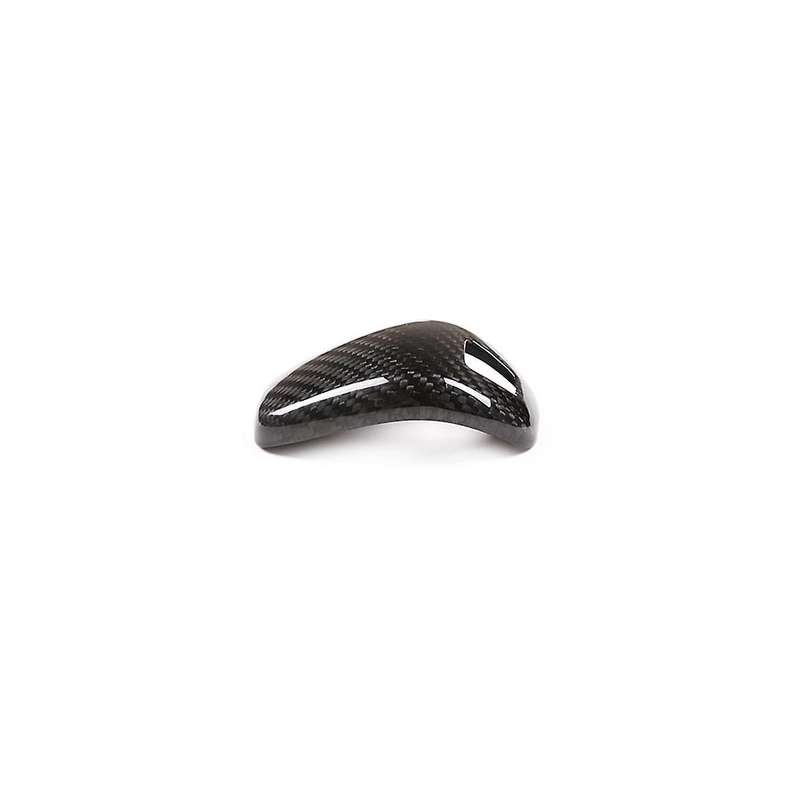 for 2017-2020 Dry Carbon Fiber Central Control Gear Shift Knob Cover Trim Decorative Car Accessories