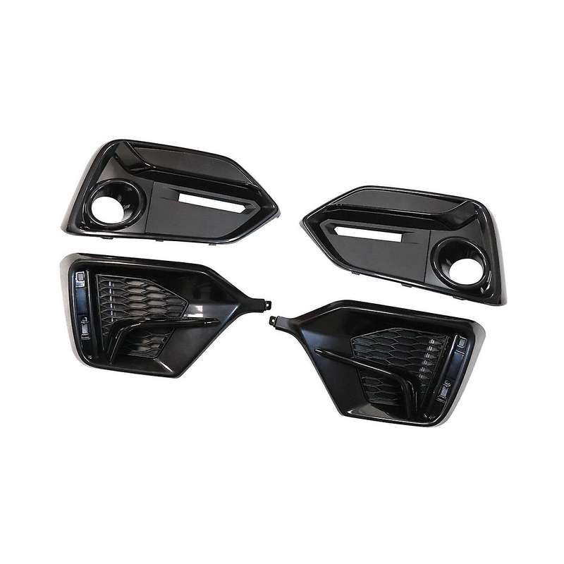 for 2017-2021 Type R Car Front & Rear Bumper Fog Light Garnish Covers