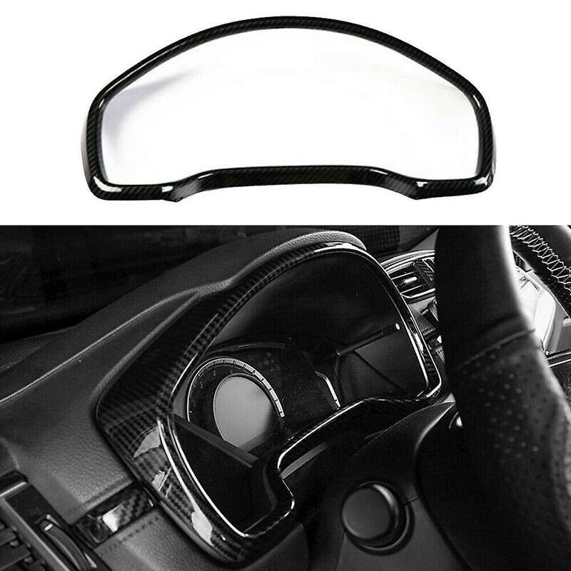 for 2017-2021 Carbon Fiber Car Dashboard Decorative Frame Cover Trim Car Decoration Accessories