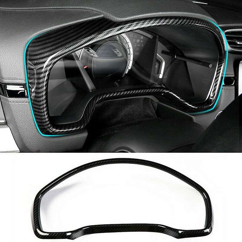for 2017-2021 Carbon Fiber Car Dashboard Decorative Frame Cover Trim Car Decoration Accessories
