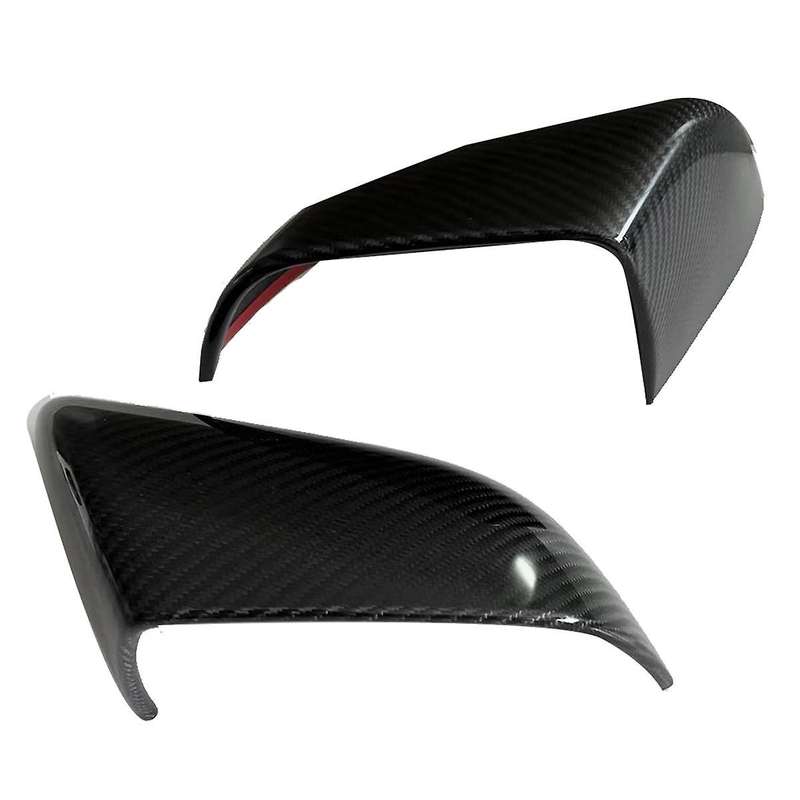 for 2017-2023 Rearview Mirror Cover Side Door Mirror Cover Cap Trim Car Accessories Bright Carbon Fi