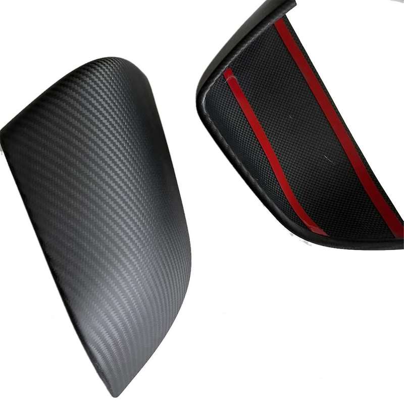 for 2017-2023 Rearview Mirror Cover Side Door Mirror Cover Cap Trim Car Accessories Matte Carbon Fib