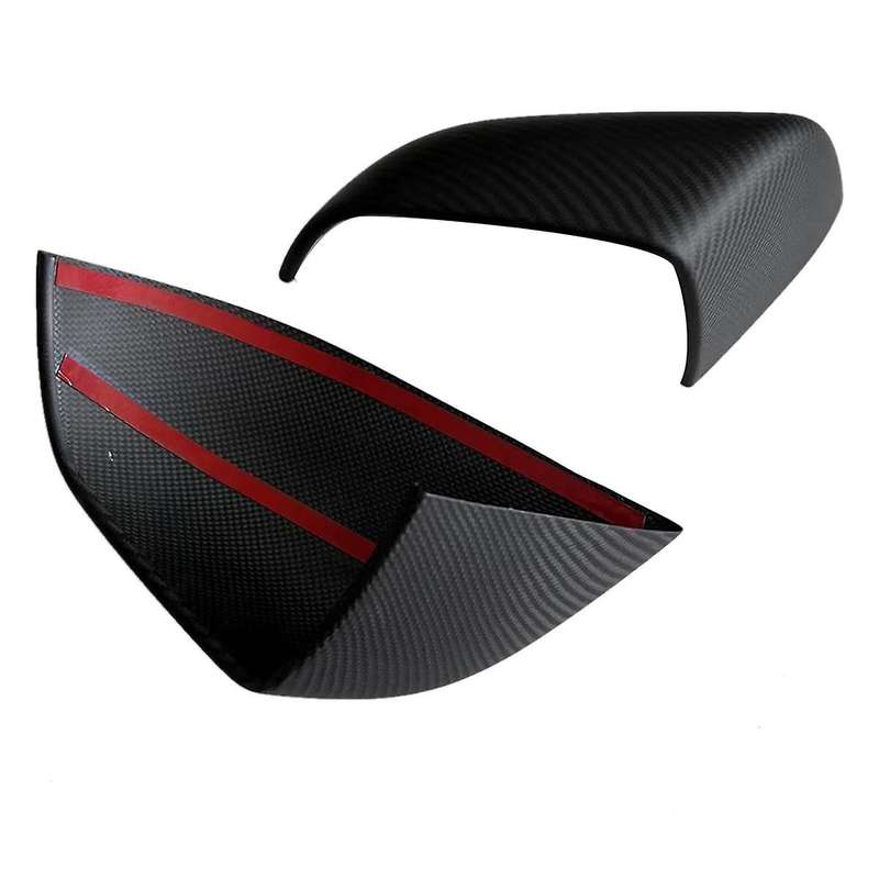 for 2017-2023 Rearview Mirror Cover Side Door Mirror Cover Cap Trim Car Accessories Matte Carbon Fib