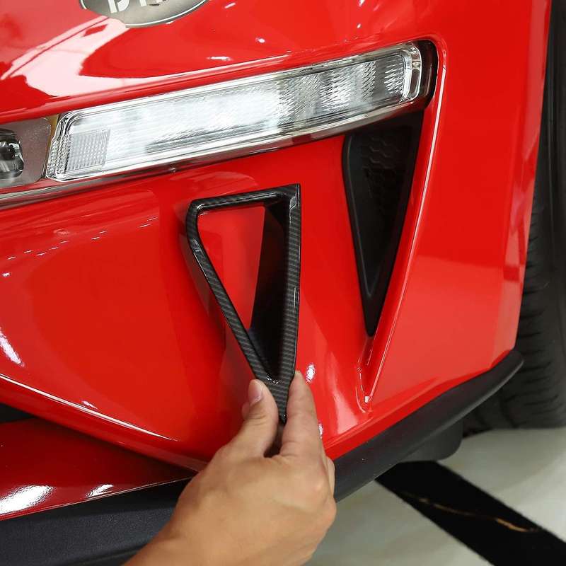 for 2018 2019 Car Front Daytime Running Light Lamp Decoration Trim Cover Driving Light Frame Accesso