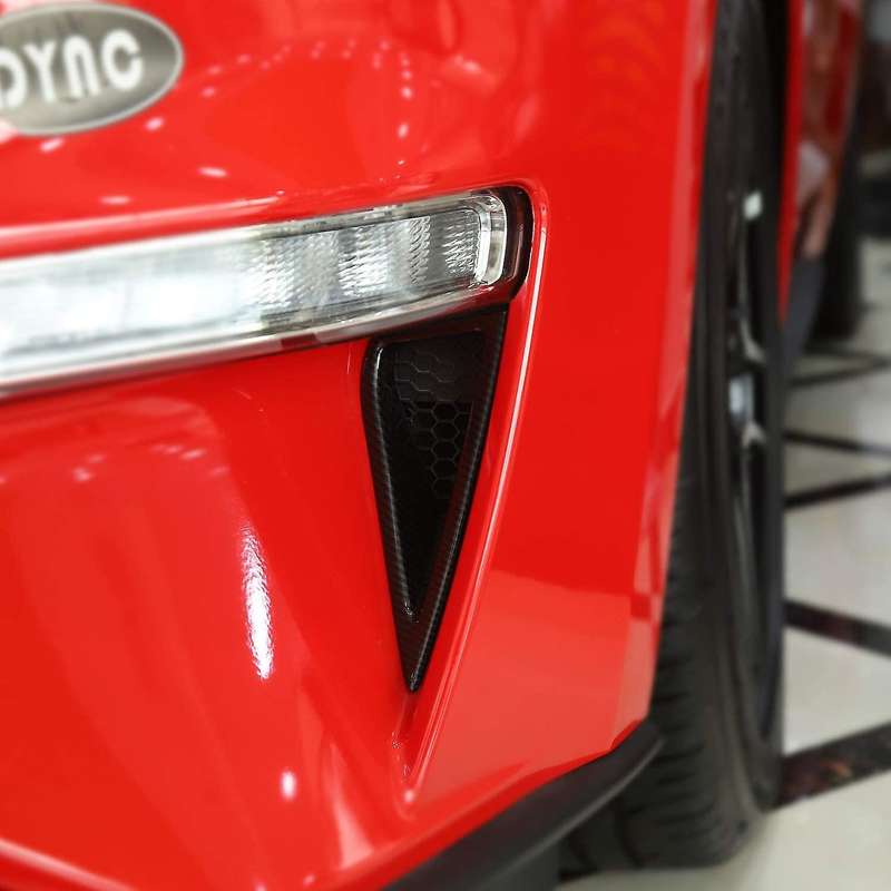 for 2018 2019 Car Front Daytime Running Light Lamp Decoration Trim Cover Driving Light Frame Accesso