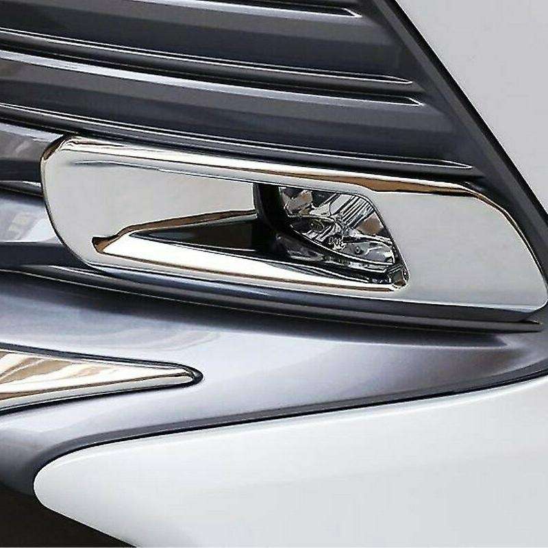 for 2018-2020 ABS Chrome Exterior Front Fog Light Lamp Strip Trim